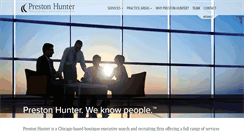 Desktop Screenshot of prestonhunter.com